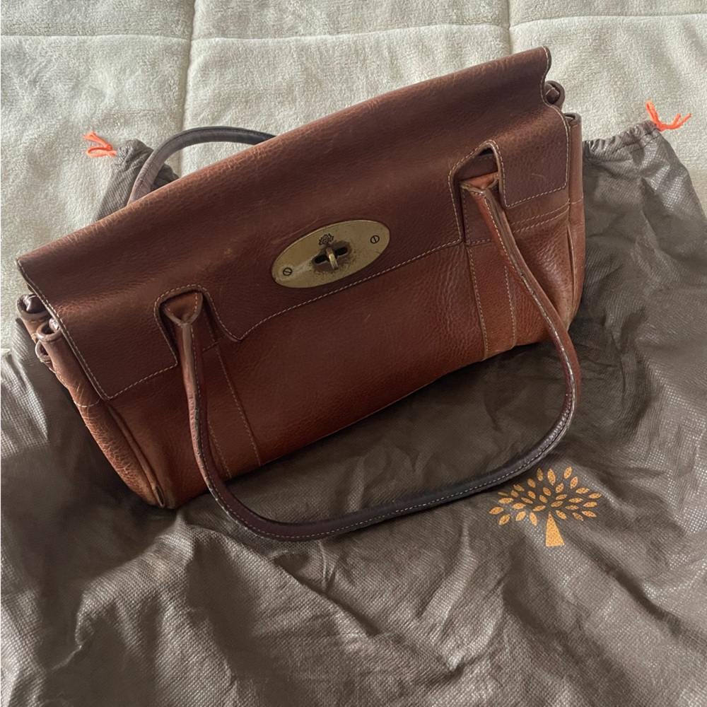 Mulberry Bayswater tan leather purse